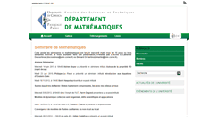 Desktop Screenshot of dptmath.univ-corse.fr