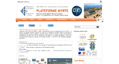Desktop Screenshot of myrte.univ-corse.fr